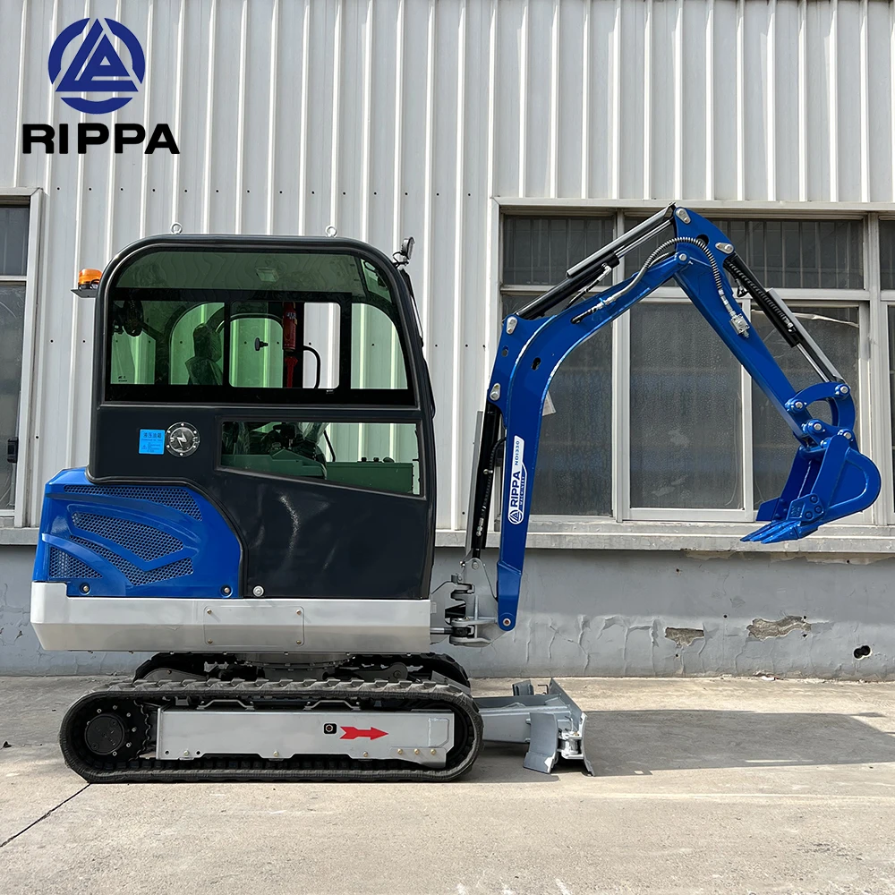 Rippa 2-тонный 3-тонный 3 5-тонный экскаватор с нулевым хвостом полное оборудование инструмент для ловли ЖК-панель Kubota
