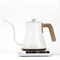 600ML mini Portable tea coffee pot stainless steel gooseneck Black Electric tea Kettle