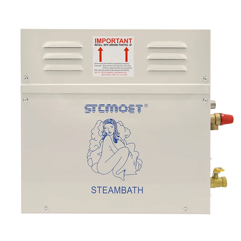 STCMOET 12KW Luxury Home Steam Generator Shower Sauna Spa Steam Bath Generator