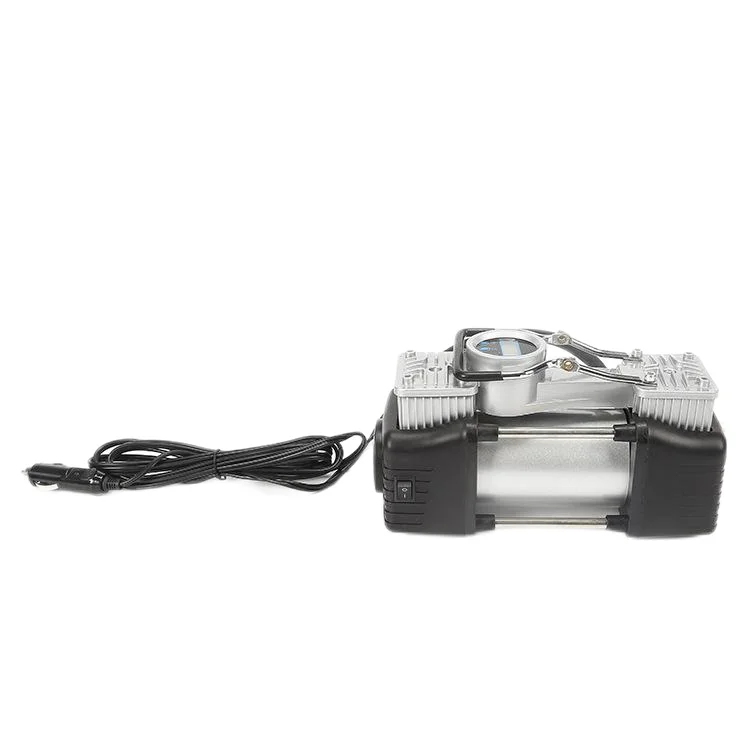 2 Cylinders Car Tire Pump Air Compressor Emergency Kit Tire Accessories for Cars, Bicycles, Motorcycles,Tractors, Trucks