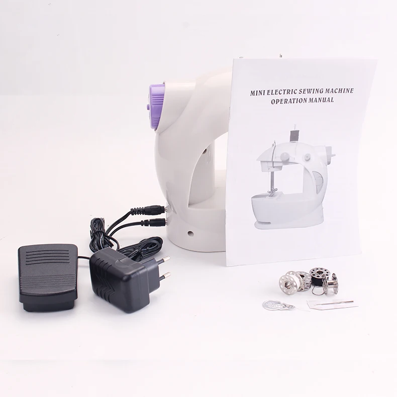 FHSM-201 VOF best lockstitch portable mini sewing machine with table foot controller for beginner