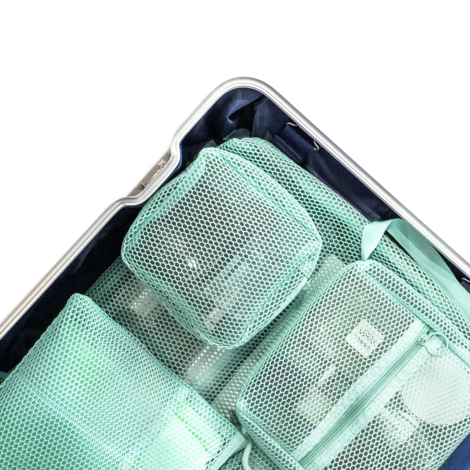 Custom Personalized Diagonal Small Zipper Coin Purse Mesh Lipstick Bag Keychain For Schoolbag Tote Bag Hanging Accessories