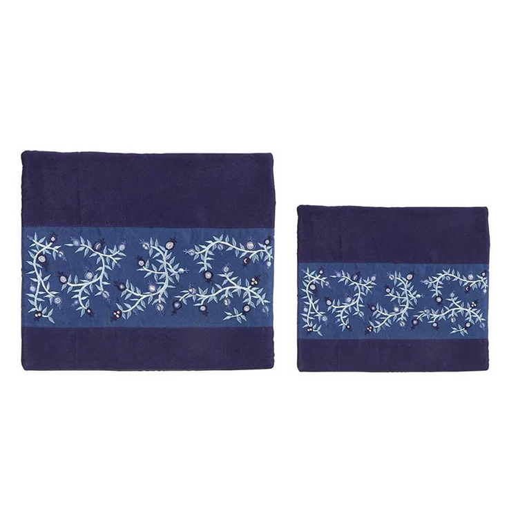 Emanuel Microsuede Tallit Bag Canvas Tallis and Tefillin Bag Set Jerusalem- Multicolor