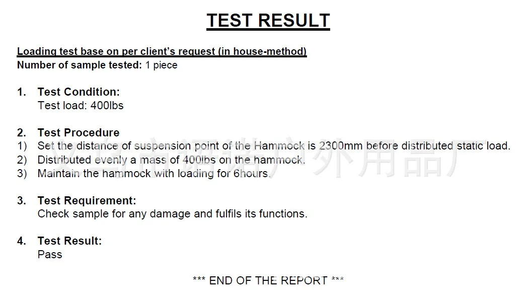 Outdoor Furniture 2 in 1 Hammock Sleeping Bag Hammock Underquilt