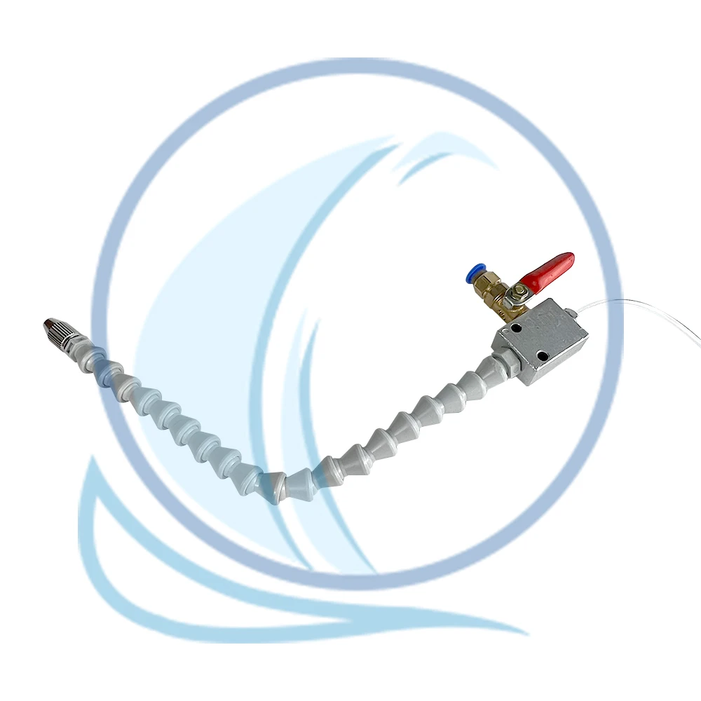 CNC Engraving Machine Nozzle Atomization Cooling Pneumatic Metal Tube Spray For Metal Cutting Oil Mist Coolant Sprayer