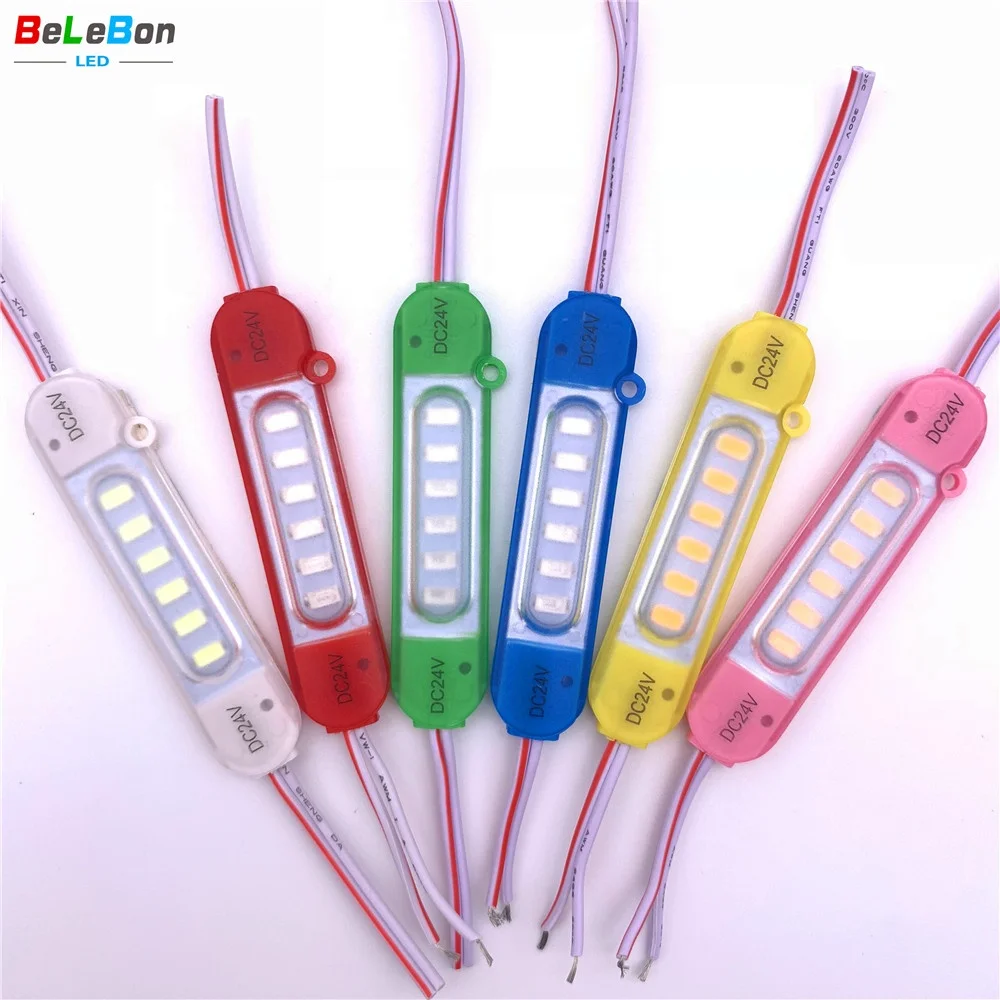 2020 waterproof brightness DC12V DC24V 6leds car LED light truck module 1.6W good price for car