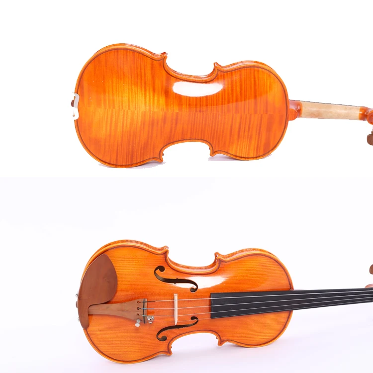 Универсальная Профессиональная деревянная скрипка ручной работы с кленовым пламенем jujube