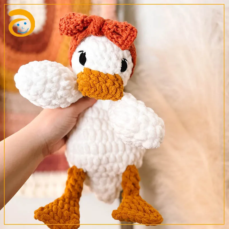 Della Duck Lovey вязание крючком утка узор игрушка Amigurumi