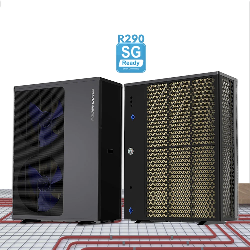 OEM/ODM supporting heat recovery ventilation heat pump EVI air source r290 5hp water heat pump