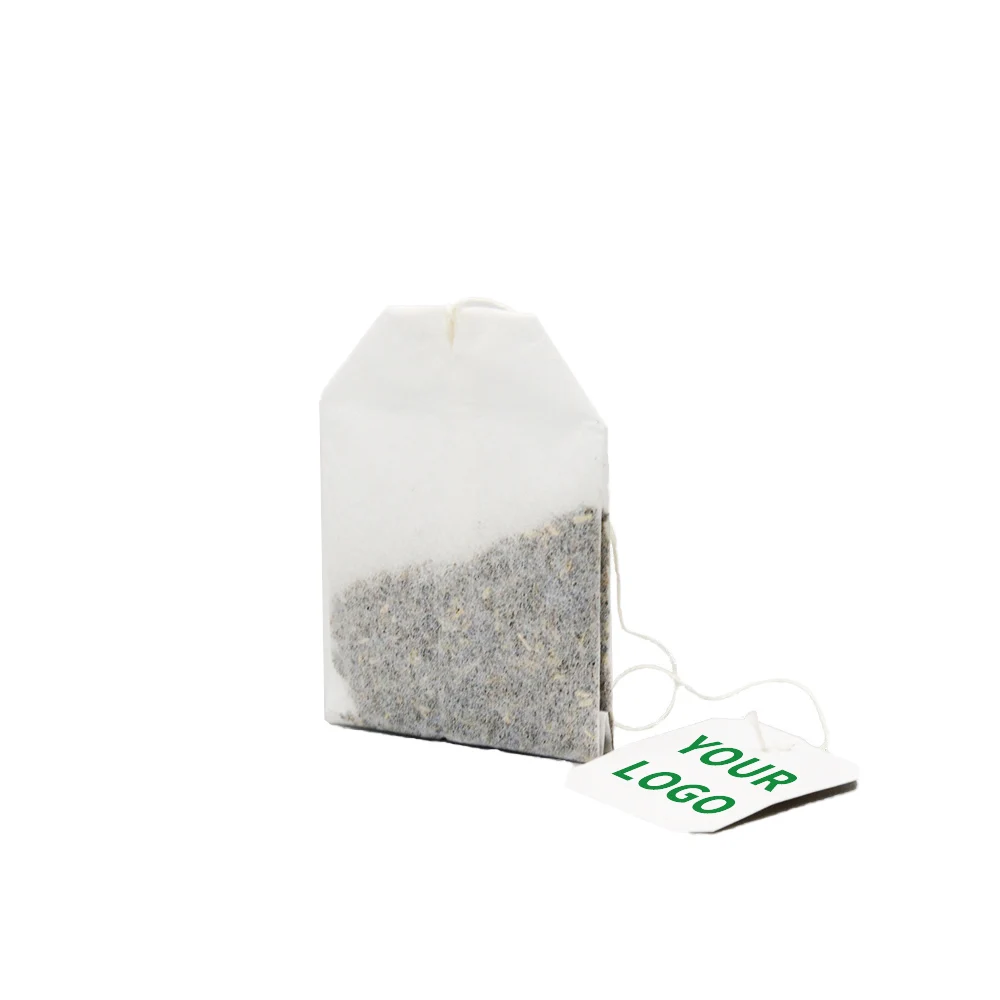 Customizable outer packaging of herbal tea with label paper tea bag