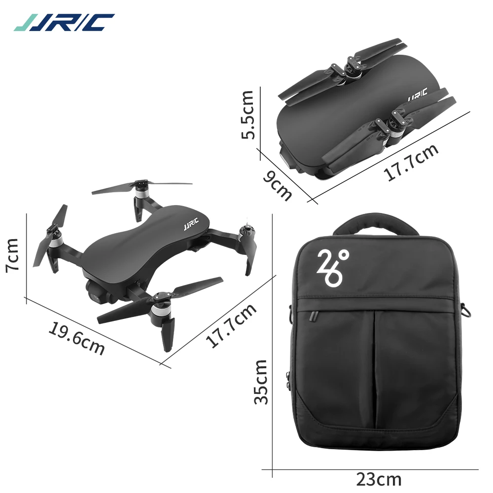
JJRC X12 Professional 5G WIFI 3 Remote Control Foldable Quadcopter Drones with 4K Camera and GPS 