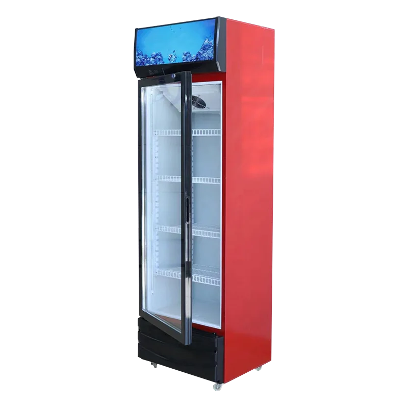 Commercial Refrigeration Equipment Display refrigerator showcase Red Bull Fridge For Sale