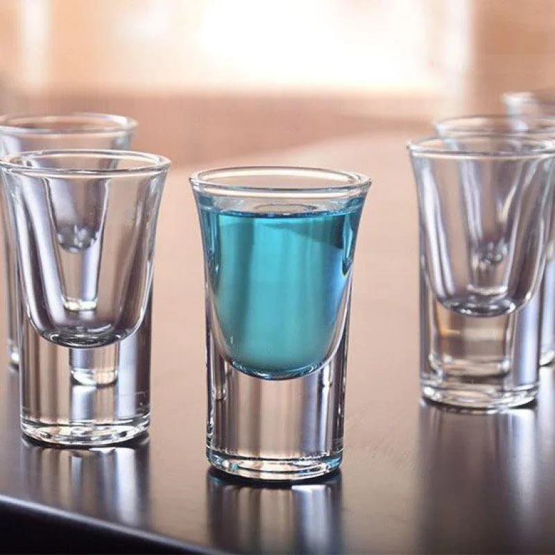 0.5oz 15ml Small Clear Heavy Base Whiskey Shot Glass