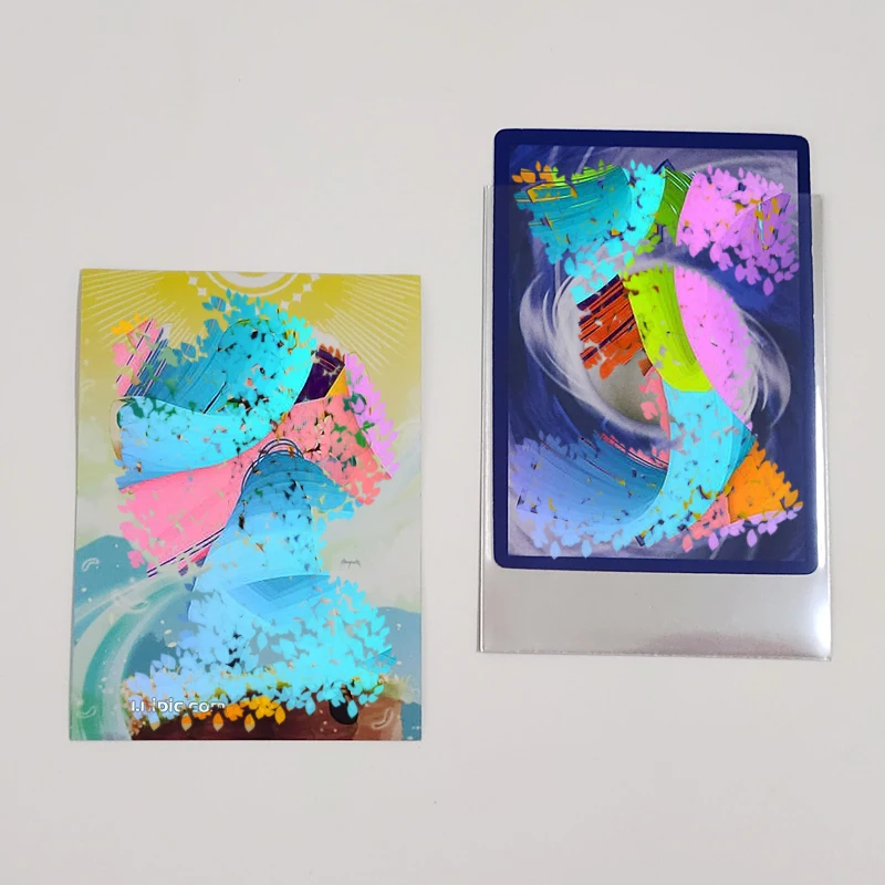 Custom Print Logo Card Sleeves Sports Penny Sleeves Inner Perfect Fit Trading Game Sports Protector Transparent Clear