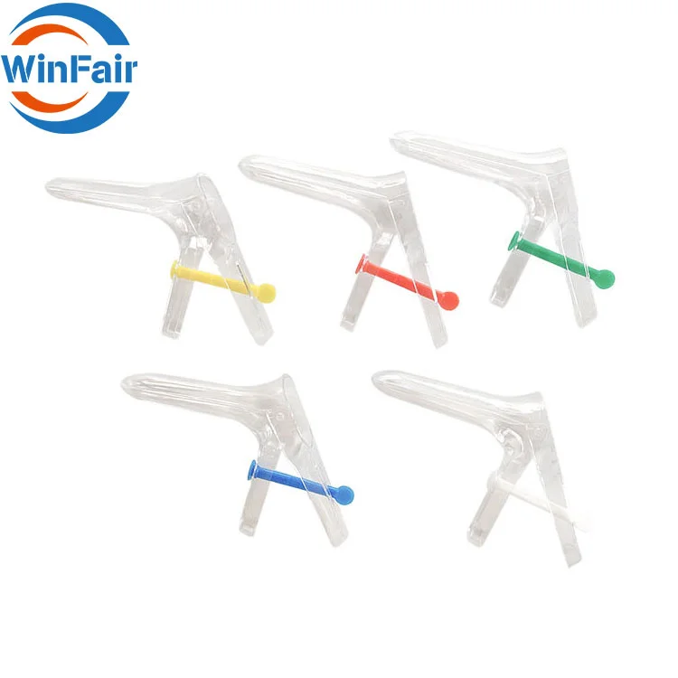 WinFair Different Types Speculum Vaginal Medical Disposable Plastic Single Use Sterile Surgical Gynecological Vaginal Speculum