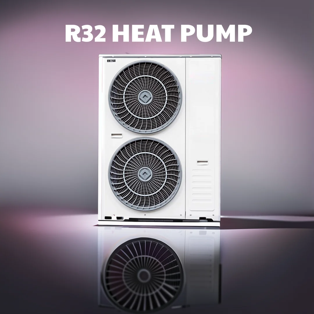 EU Sell Well R32 DC Inverter EVI 8-30KW Monobloc air to Water Heat Pump Water Heater for Heating Cooling with Remote Control