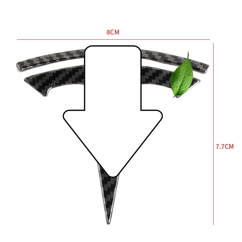 Hot Sale Front & Rear Metal Badges for Tesla Model 3 S X Y Hood Badge Body Stickers Use