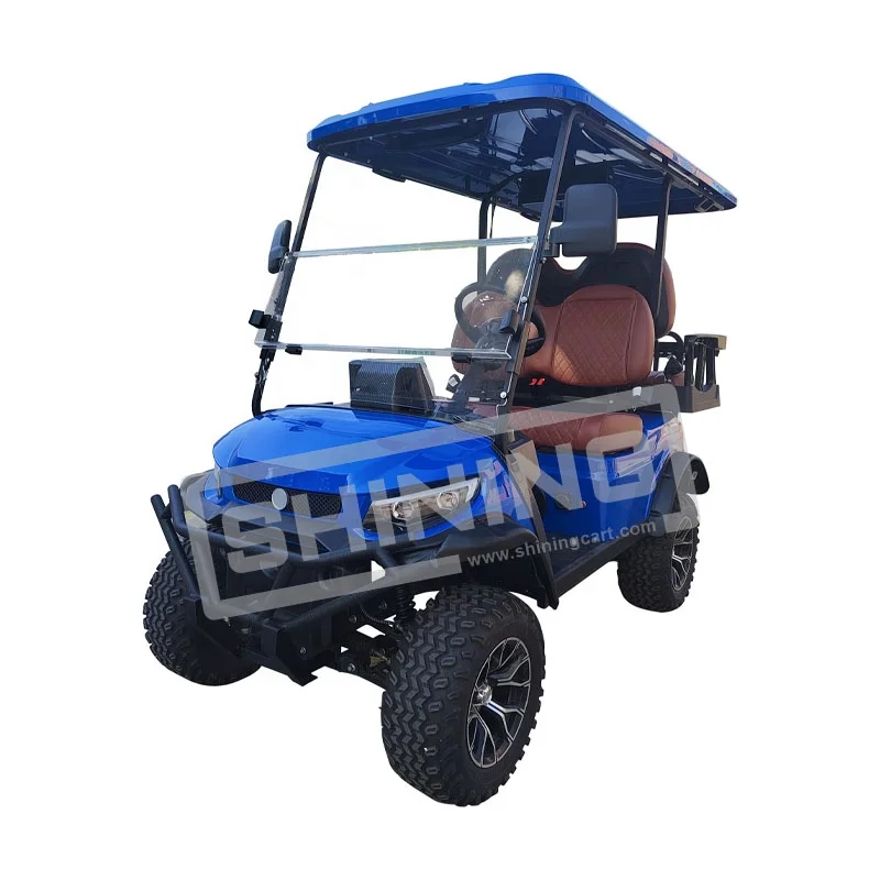 Shining Brand 4 seats electric golf carts universal enclosure with roof rack golf cart