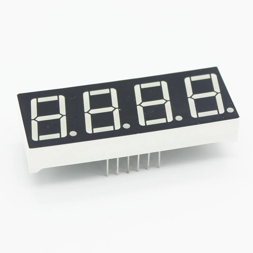 0.33 0.47 0.5 0.52 inch 7 segment 4 digit FND LED display
