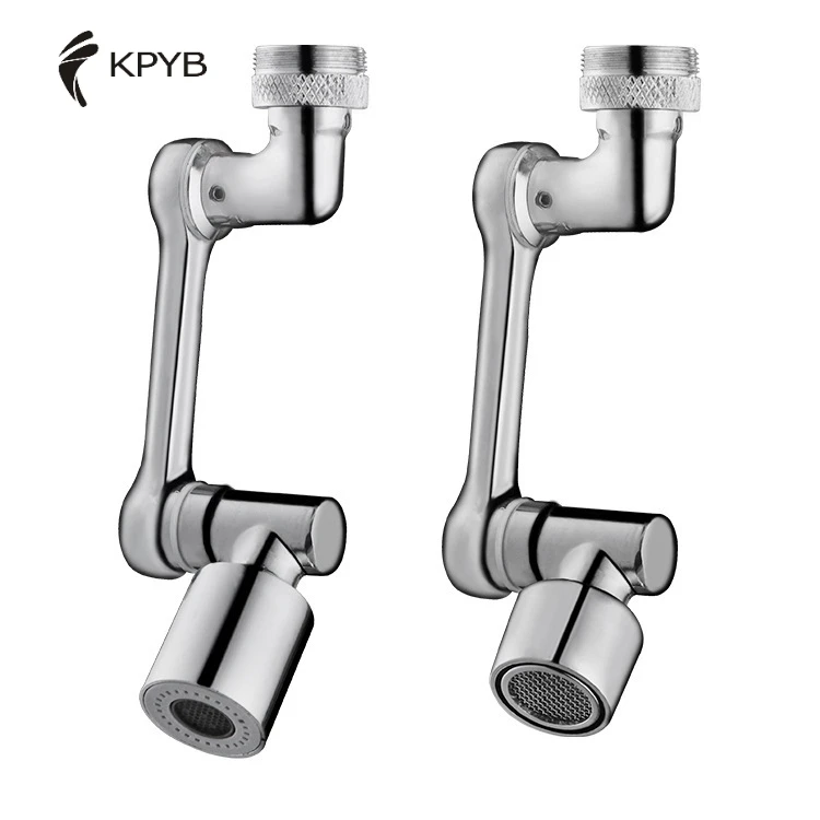 Universal Splash-proof Robotic arm 1080 Fold Rotate Faucet Bathroom Filter Foamer Aerators Children Movable Kitchen Tap Tool