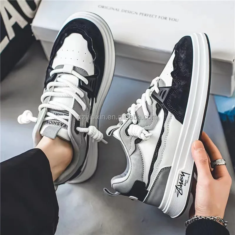 Wholesale high quality selling Custom logo Fashion sneakers design casual custom art clothing manufacturer Street skate shoes