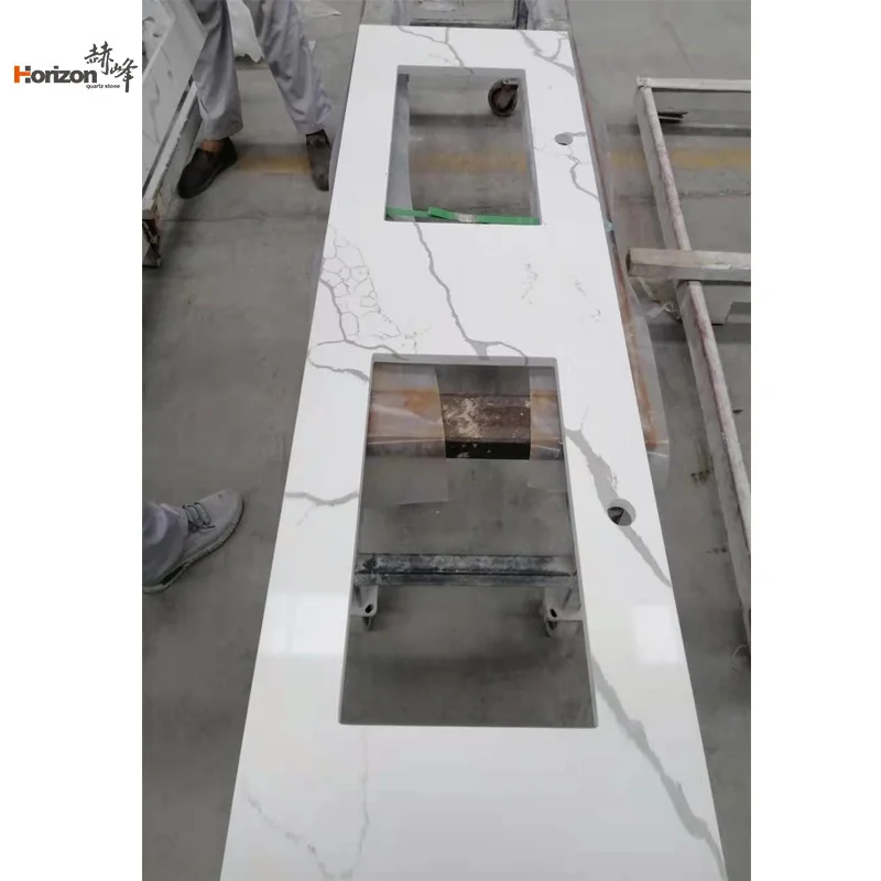  HORIZON STONE искусственная кварцевая плита камень calacatta кухонная столешница для кухонных