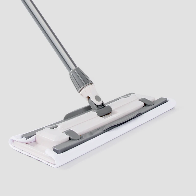 CX Wholesale Stainless Steel Handle Flat Coral Velvet Mop Head Plywood Microfiber Mop For Floor Cleaning