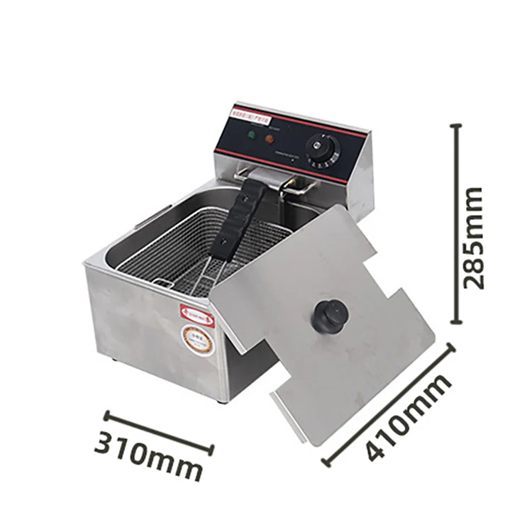 OEM ODM New Restaurant-Grade Gas Griddle and Fryer High Volume Cooking Equipment Electric Deep Fryer Machine