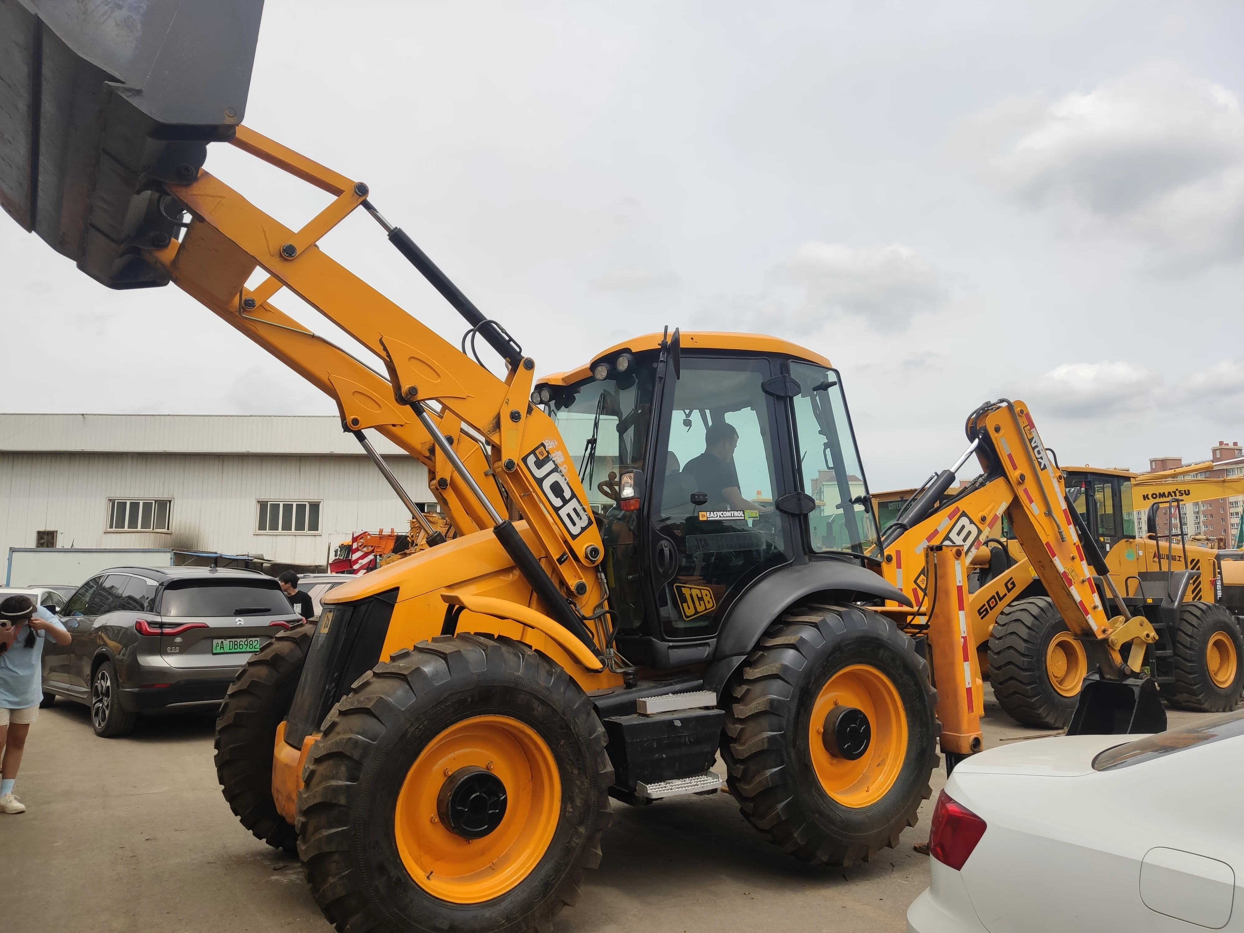 Cheap price used/second hand JCB 4CX 3CX 2CX original backhoe loader in high quality for sale