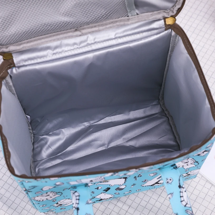 wholesale custom New arrival woman Lunch Tote bag for beach Thermal insulated Lunch bag Outdoor Picnic storage Cooler bag