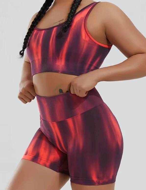 Custom Logo Pattern Athletic Activewear Sports Clothes Seamless Workout Clothing Women Sportswear Yoga Wear Gym Fitness Sets