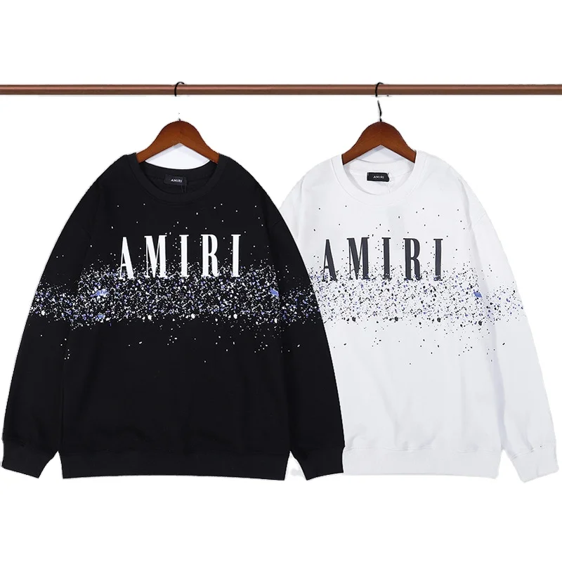 IHJ7072 loose casual hoodies second hip-hop high street xl crewneck hoodie men and women