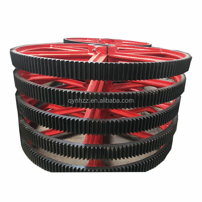 Paper making machine gear for dryer cylinder shredder drive gear used for sewage treatment plant