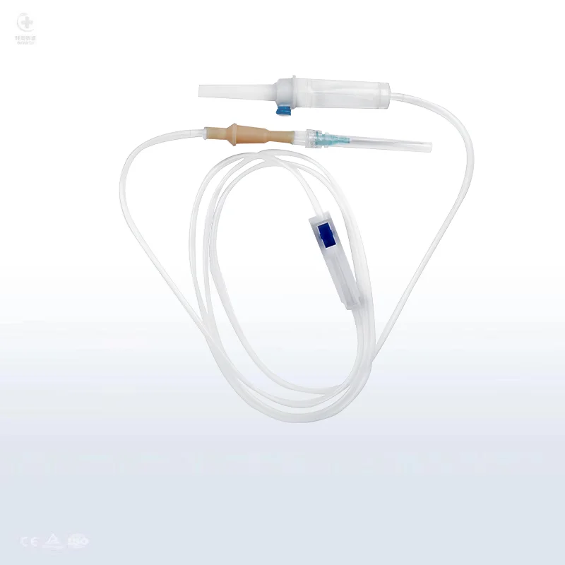 Disposable Transfusion Set iv infusion set With Needle System For Solution Infusion set