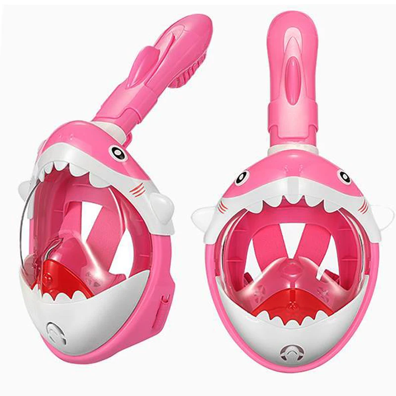 
Underwater Spearfishing Cartoon Design Mask kid Adult Diving Equipment Full Face Diving Mask Anti-fog Snorkeling Mask 