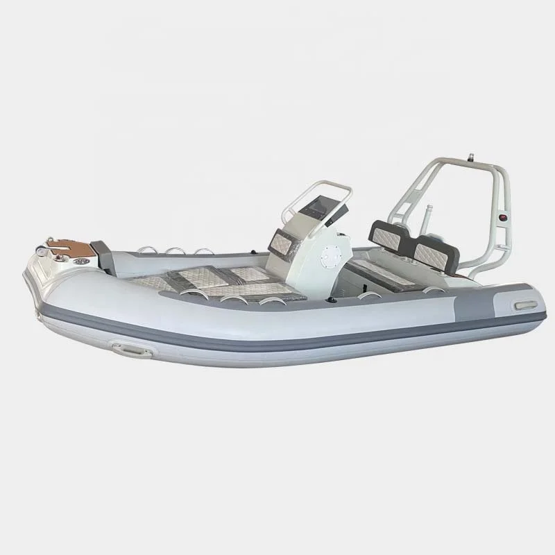 CE Certificate Double Hull Orca/Hypalon/PVC 13ft Sport Aluminum Rib Inflatable Boat for Ocean