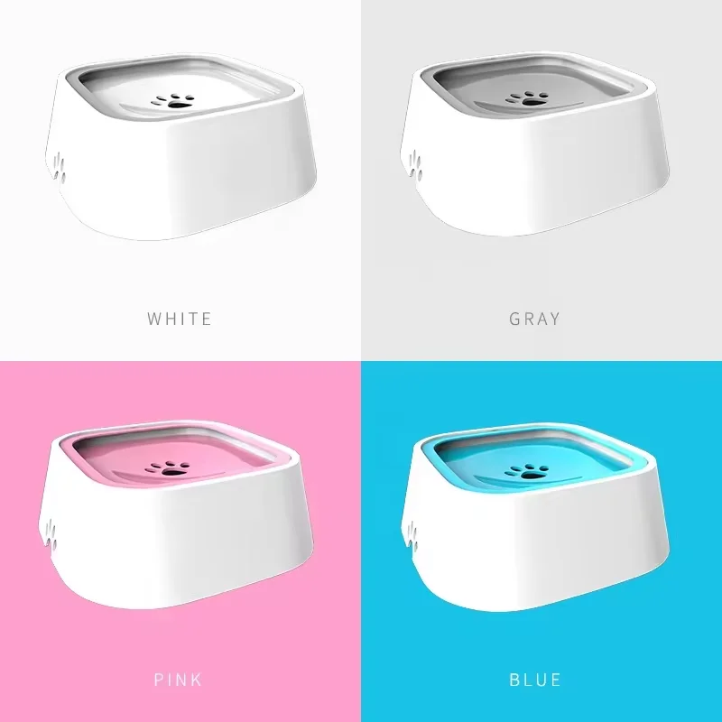 OEM Splash Free Dog Bowl Floating Not Wetting Mouth Dog Bowl Drinking Water Feeder No Spill Dog Water Bowl