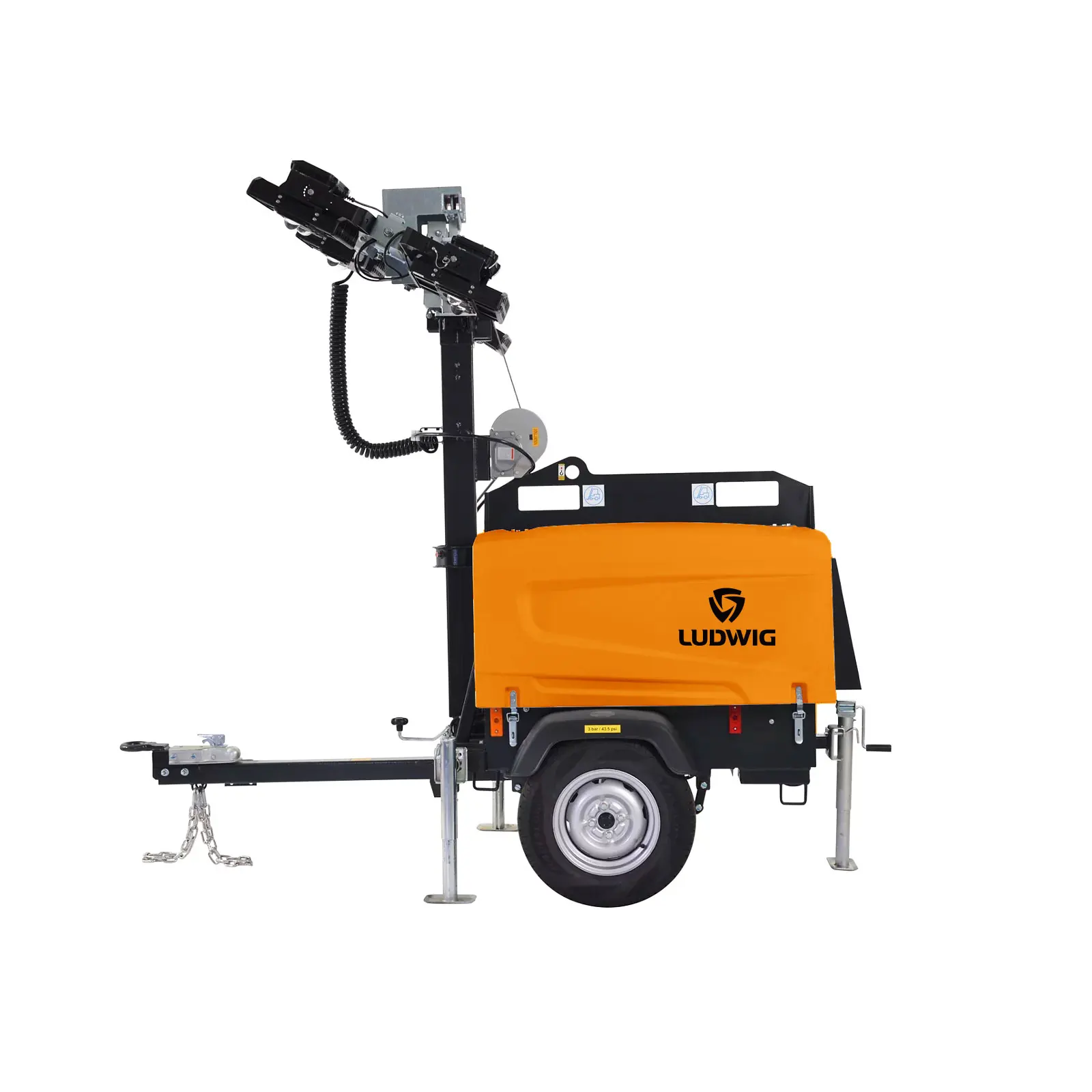Световая башня двигателя Kubota alts copco yan mar