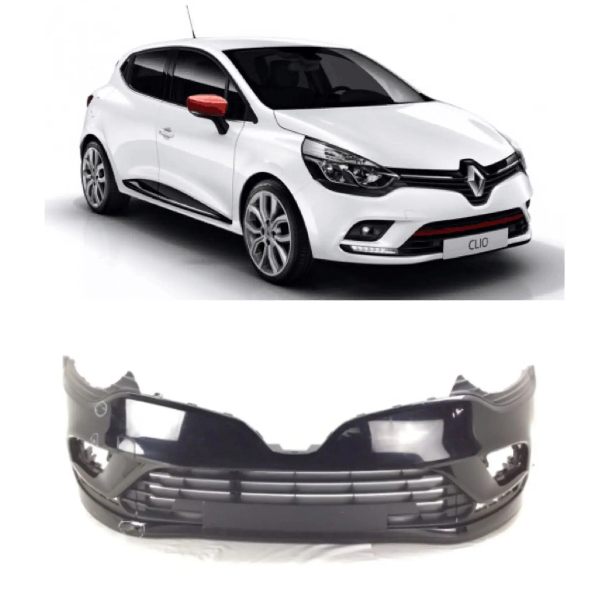Передний бампер для Renault Clio 2016-2019