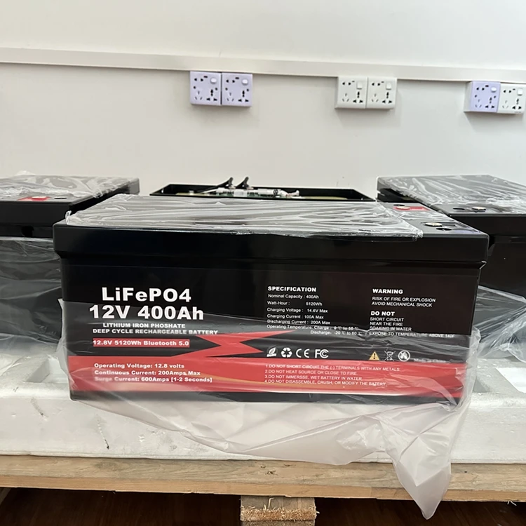 EU Warehouse Wholesale  LiFePo4 Battery 12V 50AH 100Ah 200Ah 400Ah  Bluetooth IP65 Waterproof Heating Balance Solar Battery