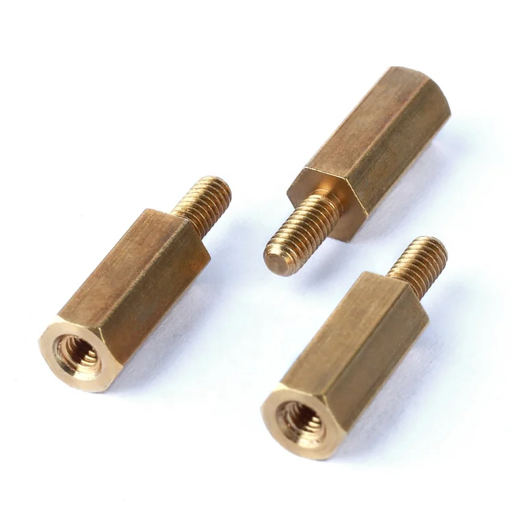 
High Quality M2.5 M3 M4 M5 Copper/Brass/Gold Plated Pillars Standoff Spacer 