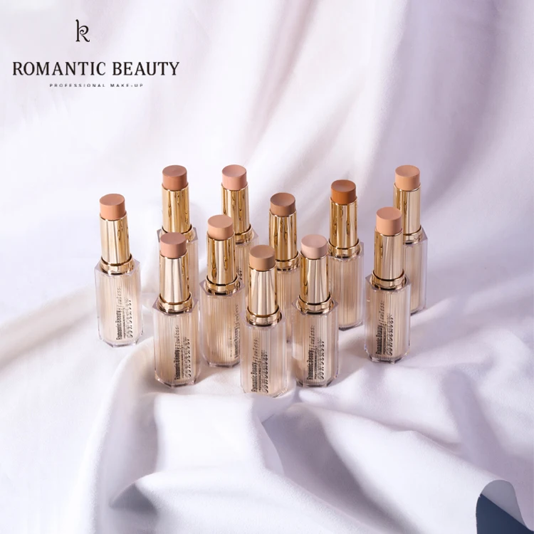 Romantic Beauty  Base Primer Moisturizer Hide Blemish Concealer Stick Foundation Makeup Full Coverage Contour Face Concealer