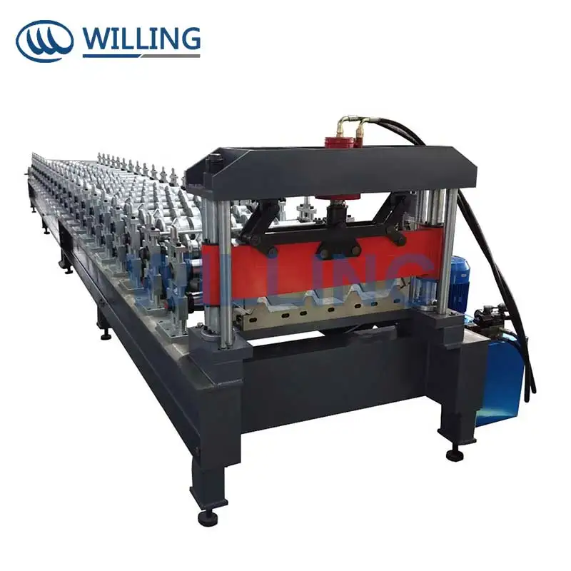 Trapezoidal tile making machine metal roof panel roll forming machine