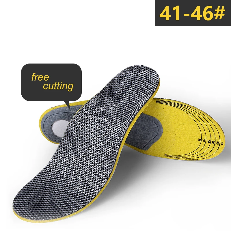 Дышащие ортопедические стельки с поддержкой свода стопы из бамбукового угля