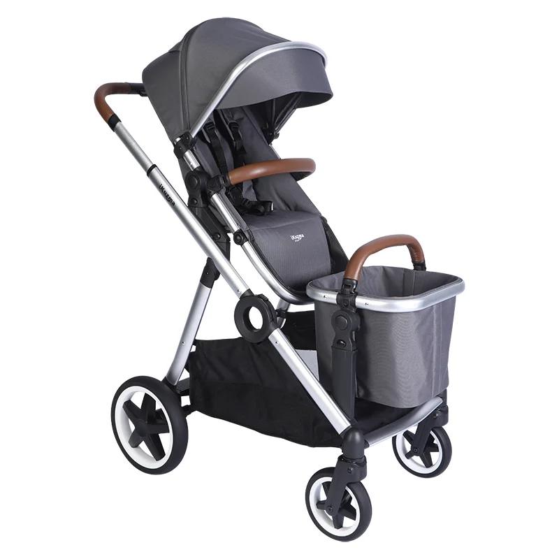Good Quality Cheap Customizable European Luxury Travel System 360 Degrees Foldable Baby Car Buggy Strollers Set  3 In 1 Pram