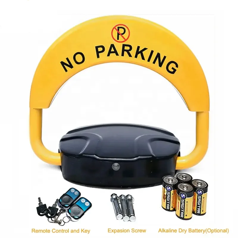 CE Certificate Automatic IP67 Waterproof Private Solar APP Control Electric Parking Barrier Parking Lock