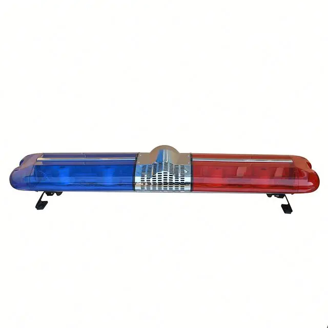 
truck rotating red light in police car light bars 