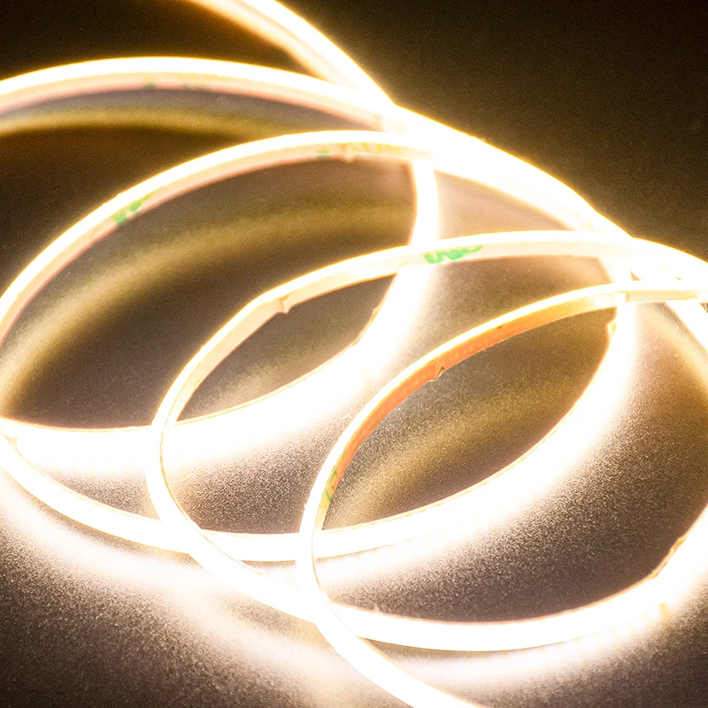 Super Fine Thin Linear Flexible LED Bar Ribbon Tape for Room Decor Lights House Night Lamp 3mm FOB 12V COB LED Strip Light