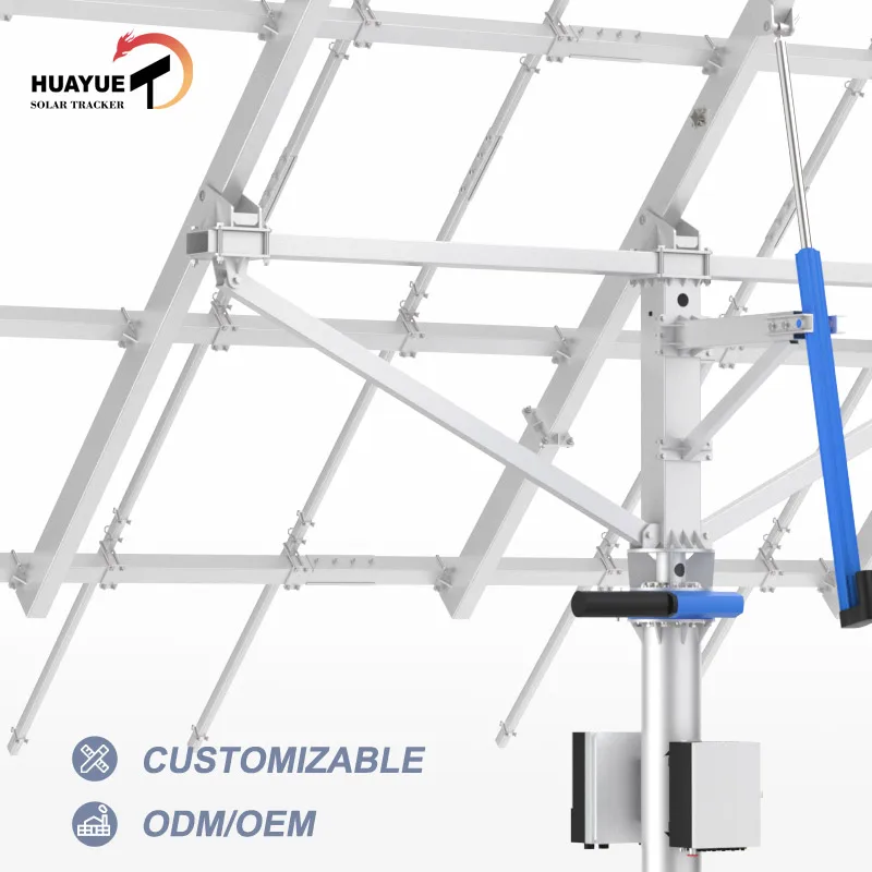 8kw HYS-15PV-78-LSD Reasonable Design Controller Solar Tracker Dual Axis Slewing Drive Auto
