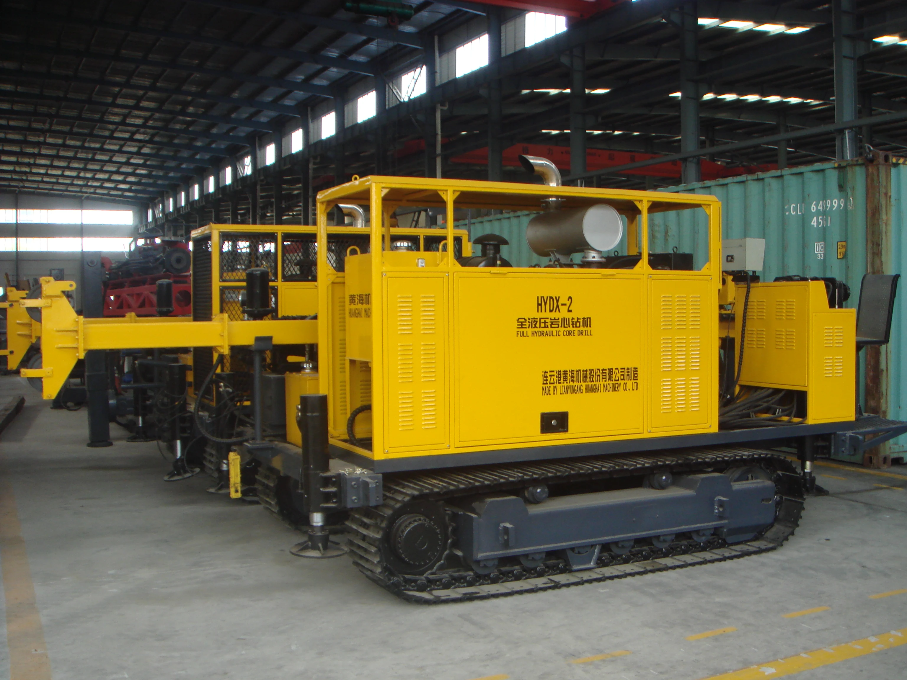 Wells Hydraulic diamond core drill rig HYDX-2 crawler based geological exploration wireline drill equipment with 500m capacity